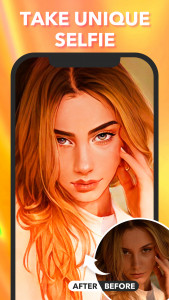اسکرین شات برنامه Candy selfie: camera & editor 4