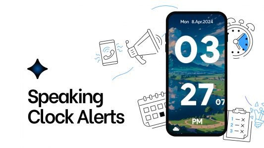 اسکرین شات 8 برنامه Huge Digital Clock Pro