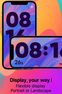 اسکرین شات 5 برنامه Huge Digital Clock Pro