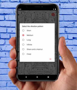 اسکرین شات برنامه Vibration Button 5