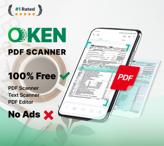 اسکرین شات 1 برنامه OKEN - PDF Scanner App, OCR