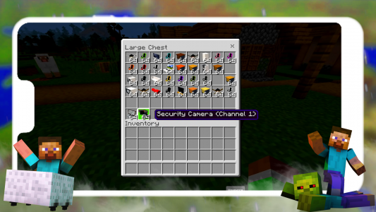 اسکرین شات برنامه Security Camera Mod Minecraft 6