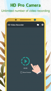 اسکرین شات برنامه HD Video Recorder 1