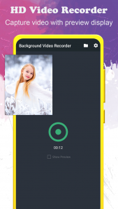 اسکرین شات برنامه background video recorder 2