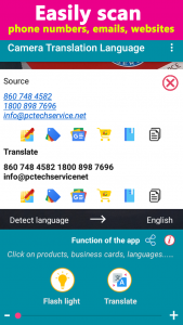 اسکرین شات برنامه Camera Translator 7