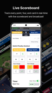 اسکرین شات 2 برنامه CameraFi Studio: Scoreboard