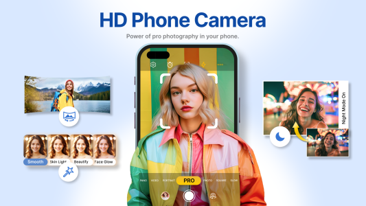 اسکرین شات 1 برنامه Camera for phone 16 Pro OS 17