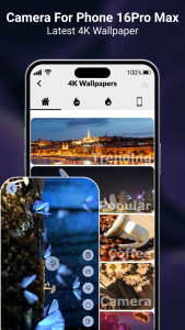 اسکرین شات برنامه Camera for iphone 16 pro max 6