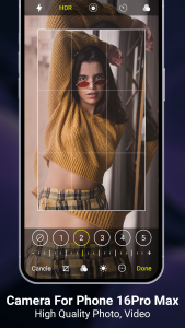 اسکرین شات برنامه Camera for iphone 16 pro max 1