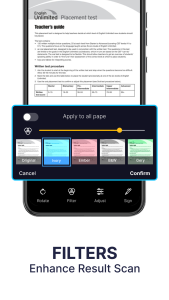 اسکرین شات 3 برنامه PDF Scanner - Doc Scanner