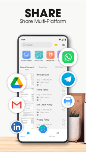 اسکرین شات 4 برنامه PDF Scanner & Doc Scanner App