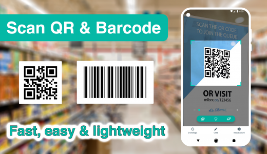 اسکرین شات برنامه QR Code & Barcode Scanner 1