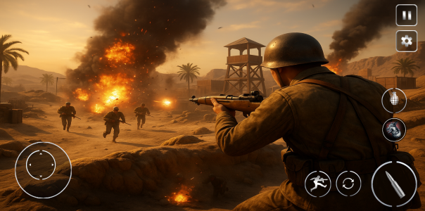 اسکرین شات 3 بازی مدال جنگ - جنگ جهانی