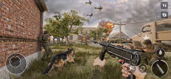 اسکرین شات 2 بازی Call Of Courage : WW2 Shooting