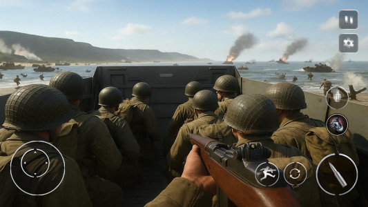 اسکرین شات 4 بازی Call Of Courage : WW2 Shooting
