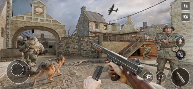 اسکرین شات 1 بازی Call Of Courage : WW2 Shooting