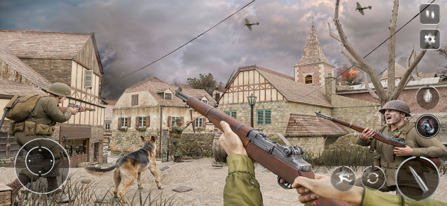 اسکرین شات 3 بازی Call Of Courage : WW2 Shooting