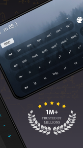 اسکرین شات 2 برنامه CALCU Stylish Basic Calculator
