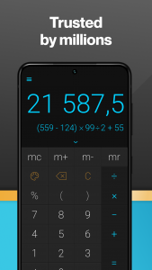 اسکرین شات برنامه CALCU Stylish Basic Calculator 1