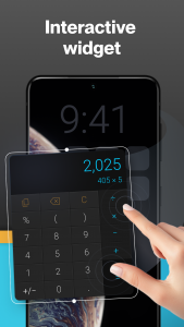 اسکرین شات برنامه CALCU Stylish Basic Calculator 3