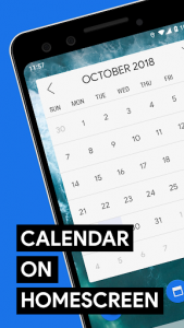 اسکرین شات برنامه Month: Calendar Widget 1