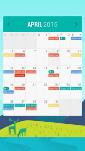 اسکرین شات برنامه Month: Calendar Widget 6