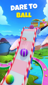 اسکرین شات 2 بازی Candy Ball Run - Rolling Games
