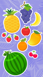 اسکرین شات برنامه Fruits Cooking - Juice Maker🍨Toddlers Puzzle Game 3