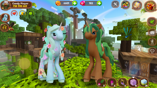 اسکرین شات بازی Pony World Craft 3
