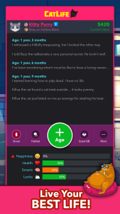 اسکرین شات 4 بازی BitLife Cats - CatLife