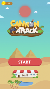 اسکرین شات بازی Cannon Attack - A Ball Blast game 1