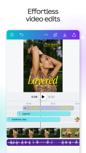 اسکرین شات 3 برنامه Canva: AI Video & Photo Editor