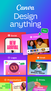 اسکرین شات 1 برنامه Canva: AI Video & Photo Editor