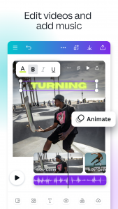 اسکرین شات 5 برنامه Canva: AI Video & Photo Editor