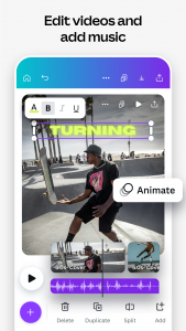 اسکرین شات برنامه Canva: AI Video & Photo Editor 4