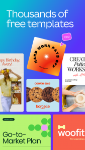 اسکرین شات 2 برنامه Canva: Design, Photo & Video