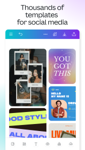 اسکرین شات 4 برنامه Canva: AI Video & Photo Editor