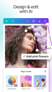 اسکرین شات 5 برنامه Canva: AI Video & Photo Editor