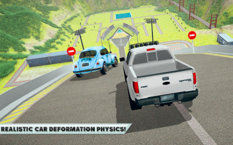اسکرین شات برنامه Car Crash Driving Simulator: Beam Car Jump Arena 1