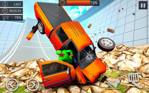 اسکرین شات برنامه Car Crash Simulator: Feel The Bumps 4