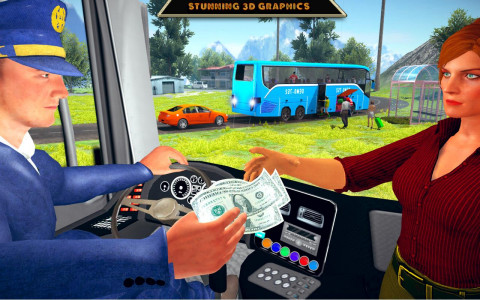 اسکرین شات برنامه Offroad Bus Driving Simulator 2019: Mountain Bus 1