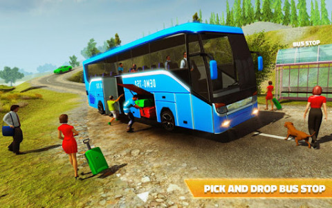 اسکرین شات بازی Offroad Bus Hill Driving Sim: Mountain Bus Racing 6