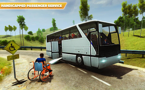 اسکرین شات بازی Offroad Bus Hill Driving Sim: Mountain Bus Racing 8