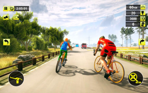 اسکرین شات بازی Reckless Racer: Bicycle Racing Games 2018 4