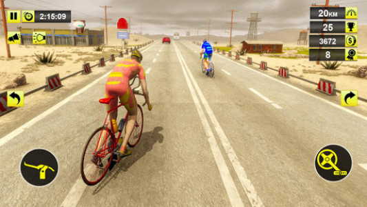 اسکرین شات بازی Reckless Racer: Bicycle Racing Games 2018 7