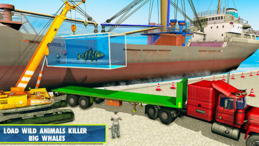 اسکرین شات بازی Sea Animals Transport Truck Simulator 2019 8