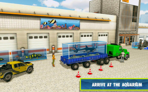 اسکرین شات بازی Sea Animals Transport Truck Simulator 2019 1