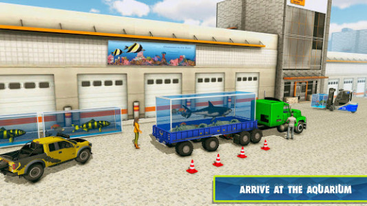 اسکرین شات بازی Sea Animals Transport Truck Simulator 2019 7