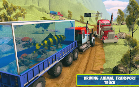 اسکرین شات بازی Sea Animals Transport Truck Simulator 2019 4