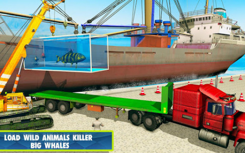 اسکرین شات بازی Sea Animals Transport Truck Simulator 2019 2
